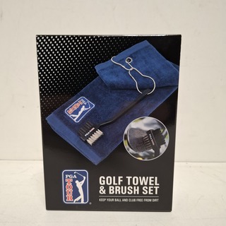 8x Golf towel & brush set PGA Tour