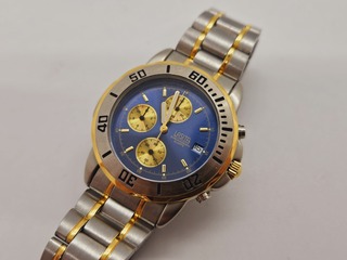 Lasita two tone chronograaf herenhorloge