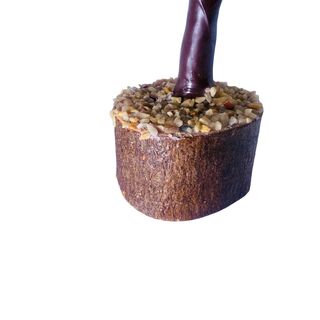 Goudkleurige boom sculptuur – Gedecoreerd met authentieke Citrine sten