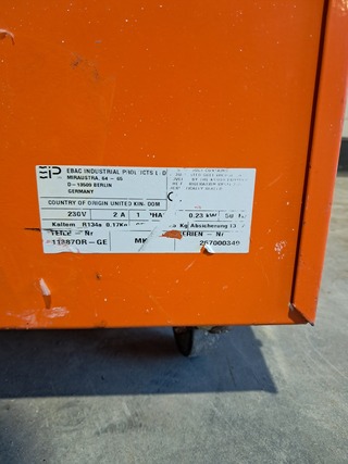 Bouwdroger 14L 230V Ebac, BD70, bouwjaar 2014