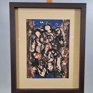 Schilderij, P. Zondervan, Groep, 1970