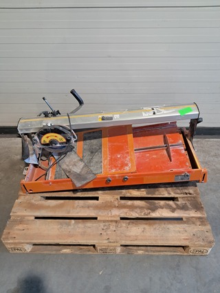 Tegeltafelzaag verstelbaar groot L=950mm/H40mm ~ Battipav, VIP 290, bo