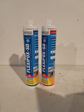 6x set Houtrotreparatie SD 4 uur 6 x set A+B  , Woodcap