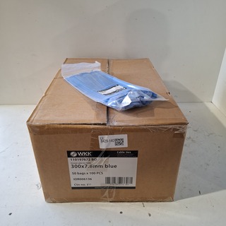 Ca. 4000x Tiewrap, WKK, Blauw