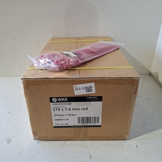 Ca. 4000x Tiewrap, WKK, Rood