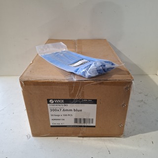 Ca. 4000x Tiewrap, WKK, Blauw