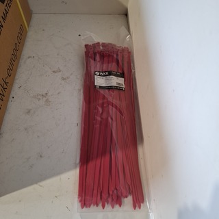 Ca. 4000x Tiewrap, WKK, Rood