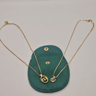 Christian Dior His & Hers goldplated collier set