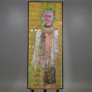 Kunstwerk, gemengde techniek, Maya Wildevuur, Europese vrouwen, 1990