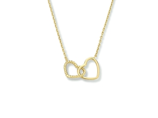 Marie Celeste ketting hartjes 40 – 42 – 44 cm – Goud