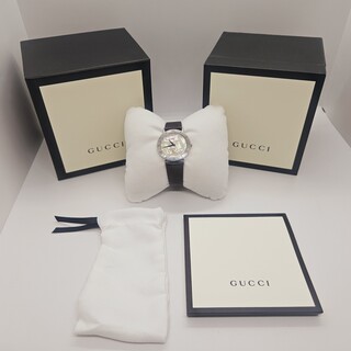 Gucci 3000SM massief 925 zilveren horloge met parelmoer wijzerplaat