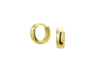 Marie Celeste klapoorringen – 10 mm – Goud