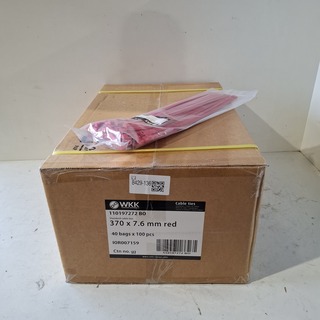 Ca. 4000x Tiewrap, WKK, Rood