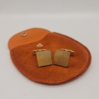 Yves Saint Laurent goldplated manchetknopen