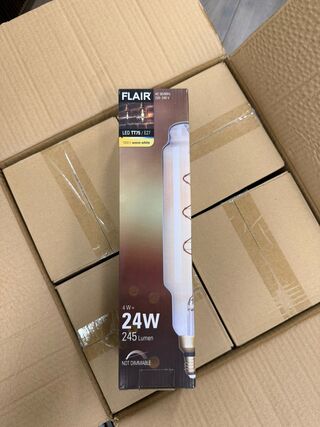 Ca. 160x LED Lampen TT75 E27 Warmwit, Flair, Wit