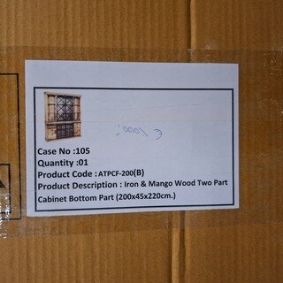 Buffetkast, mangohout