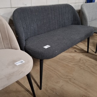 Eetkamerbankje Antraciet