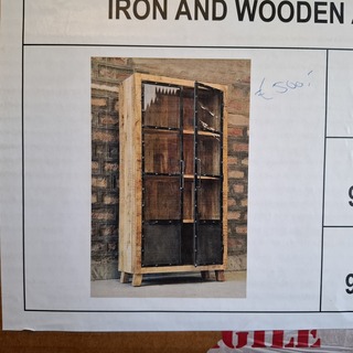 Vitrinekast, mangohout