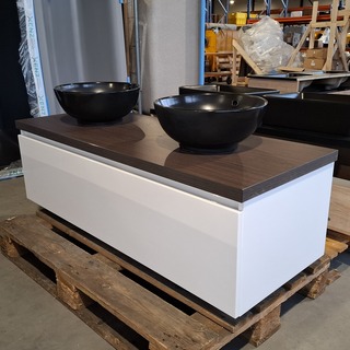 Badmeubel, Lanesto, Mat wit