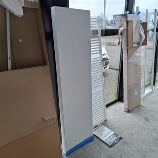 Designradiator, Vasco, Niva – N1L1, Mat wit