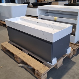 Badmeubel, HR Badmeubelen, Mat antraciet