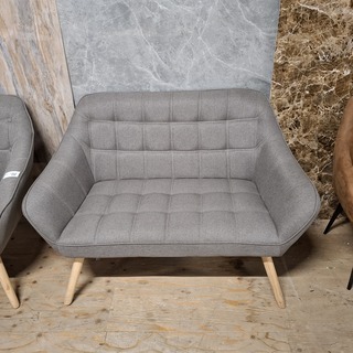 2x 2-zits bank Grijs