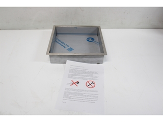 Plieger Inbox inbouwnis met flens 30x30x7.5cm waterproof RVS
