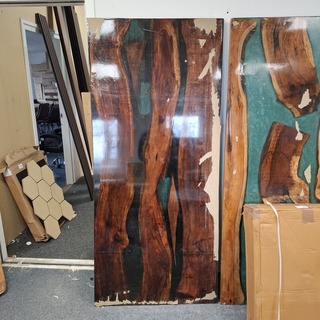 Eetkamertafel, epoxy