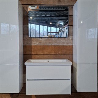 Badmeubel, HR Badmeubelen, Como, Glans wit