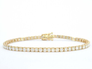 Gouden armband met diamanten 5.40 carat