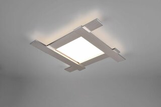 ca.44x Plafondlamp led Trio, Belfast, Zwart/zilver