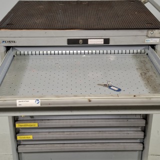 Gereedschapswagen met inhoud, Lista