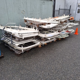 Partij maritieme deuren