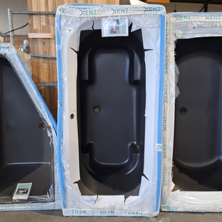 2x Ligbad, Xenz, Kanaga, Mat zwart