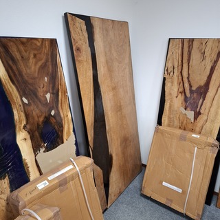 Eetkamertafel, expoxy