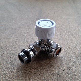 Ca. 65x Radiatorkraan, Best Design, luxe, Glans chroom