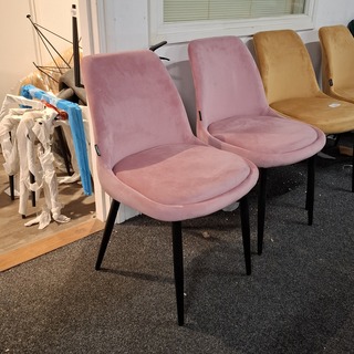 6x Eetkamerstoel, velvet