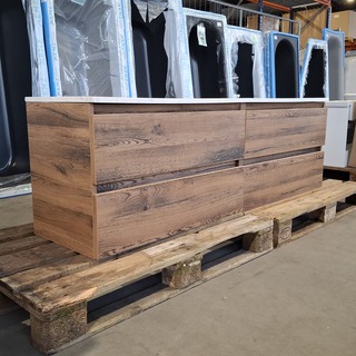 Badmeubel, HR Badmeubelen, Infinity, Raw oak