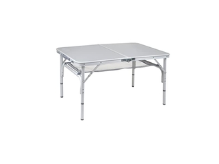 Bo-Camp  Tafel  Premium  Koffermodel  90×60 cm Grijs