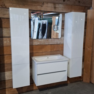 Badmeubel, HR Badmeubelen, Como, Glans wit