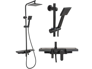 Rea Bravo Regendouche Zwart 105cm