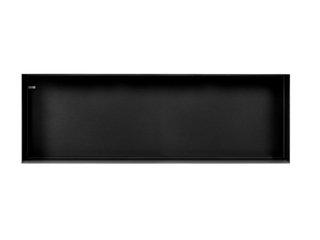 Looox Colour BoX Inbouwnis  90x30x10cm  RVS Zwart mat