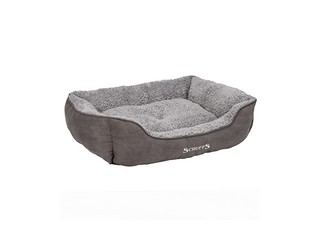 Scruffs Cosy  Comfortabele Zacht Gevoerde Hondenmand  Grijs  XL