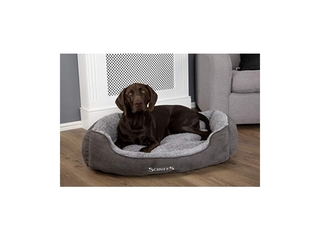 Scruffs Cosy  Comfortabele Zacht Gevoerde Hondenmand  Grijs  XL