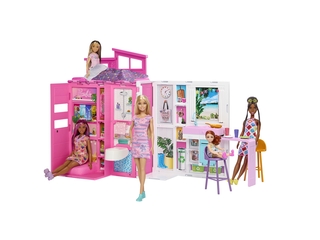 Barbie 65 jaar Vakantiehuis  Barbiepop  Poppenhuis