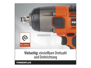 Powerplus Dual Power Accu Slagmoersleutel POWDP20400  Moersleutel van