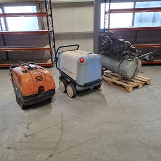 2x Hogedrukreiniger en 1x compressor Kränzle, Eurom en Aircraft