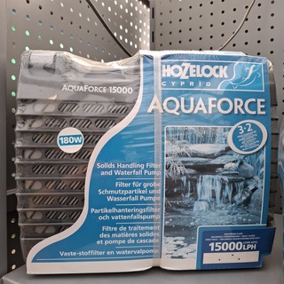 4x Vaste- stoffilter en watervalpomp, Hozelock, Aquaforce 15000, 12000