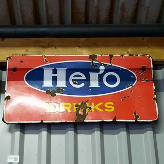 Emaille wandbord Hero Drinks, merk: Langcat