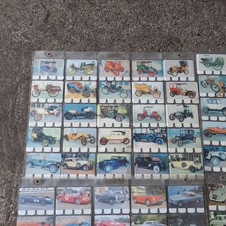 Partij autoplaatjes in bewaarhoes